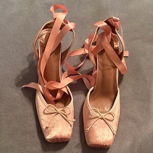 Elegant Pink Ballet Stilettos